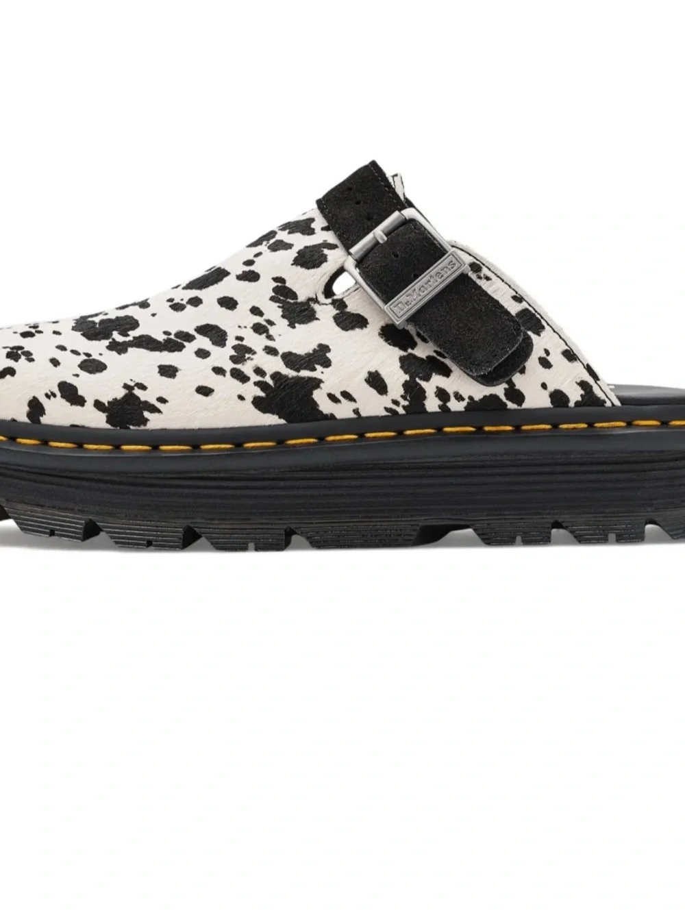 Dr. Martens  Black and White Dalmatian Print Sandals - Picture 5 of 7